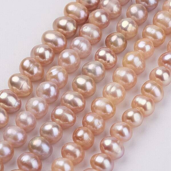 Natural Cultured Freshwater Pearl Beads Strands