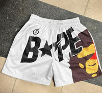 White Ape Casual Streetwear Mesh Shorts