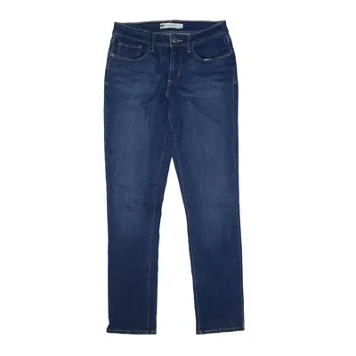 LEVI'S Mid Rise Jeans Blue Denim Slim Skinny Stone Wash Womens W29 L32