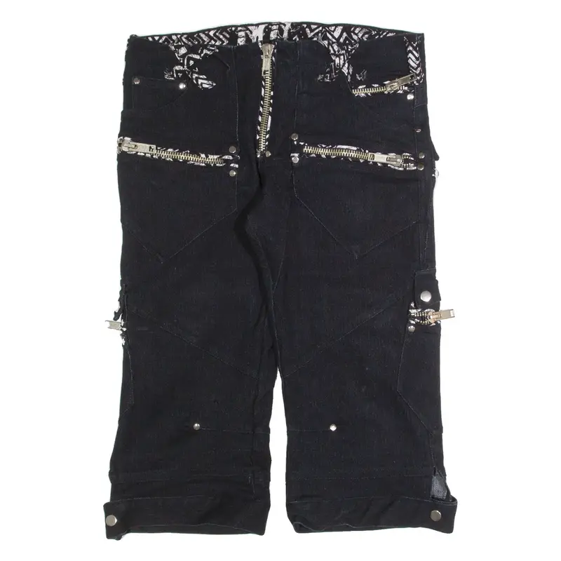 Cargo Womens Jorts Shorts Black M W32