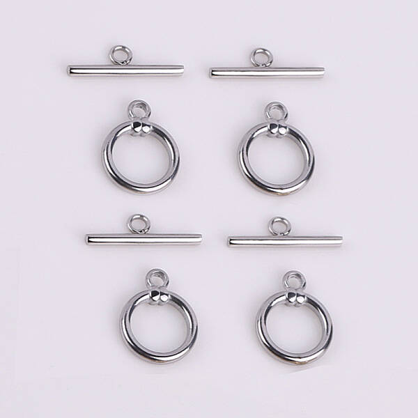 Non-Tarnish 316 Stainless Steel Toggle Clasps
