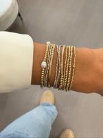 Women's Elegant Fashion Beaded Bracelet Set, Casual Trendy Bracelet, Fashionable Jewelry for Daily & Party Decoration