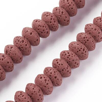 Natural Lava Rock Beads Strands