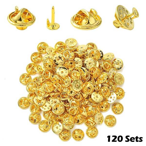 120 Sets Iron Lapel Pin Backs