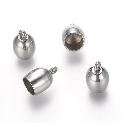 Tarnish Resistant 304 Stainless Steel Cord Ends