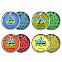SourMouths - Chef's Candy Kitchen Sour Hard Candy - Rainbow mix, Blue razz, Cherry