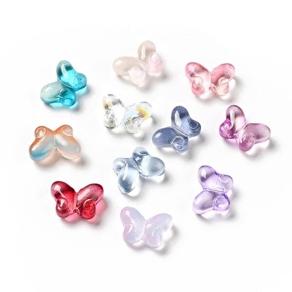 Transparent Baking Paint Glass Beads