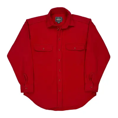 Woolrich Flannel Shirt - Medium Red Cotton