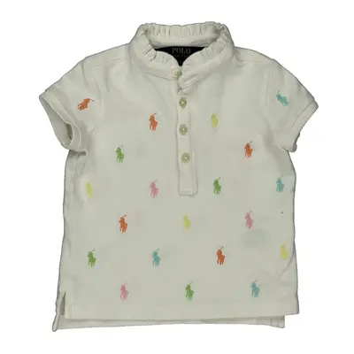 Age 2 Polo By Ralph Lauren Polo Shirt - XS White Cotton