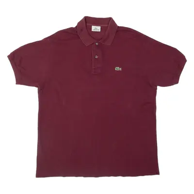 LACOSTE Mens Polo Shirt Maroon XL