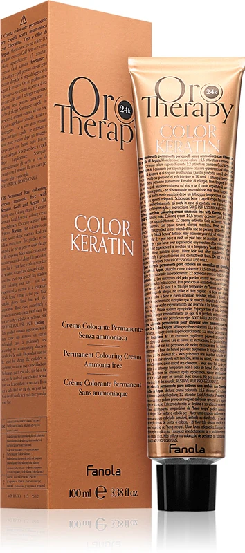Fanola Oro Therapy Hair Dye - Palette complete colors 4.0 | brown