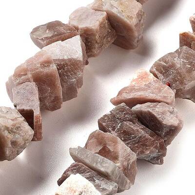 Raw Rough Natural Strawberry Quartz Beads Strands