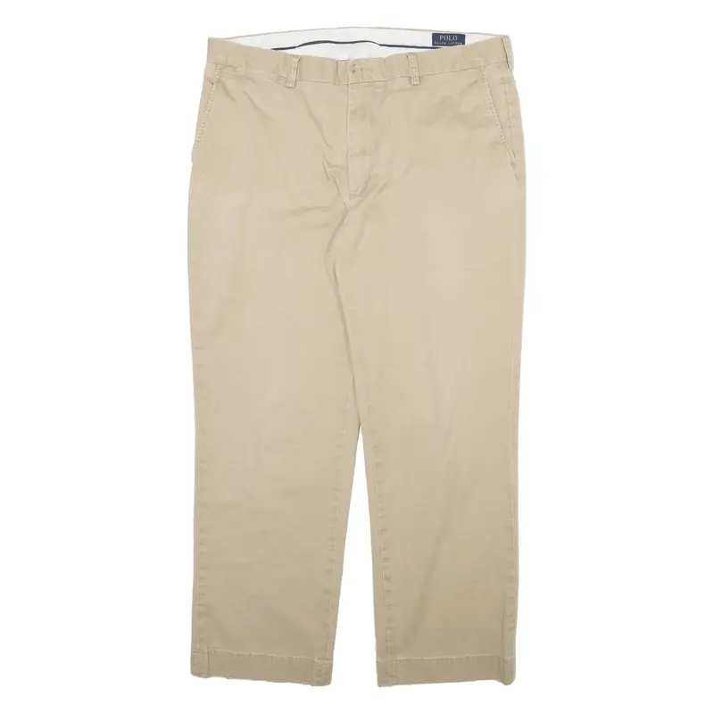 POLO RALPH LAUREN Mens Trousers Beige Regular Tapered W36 L30