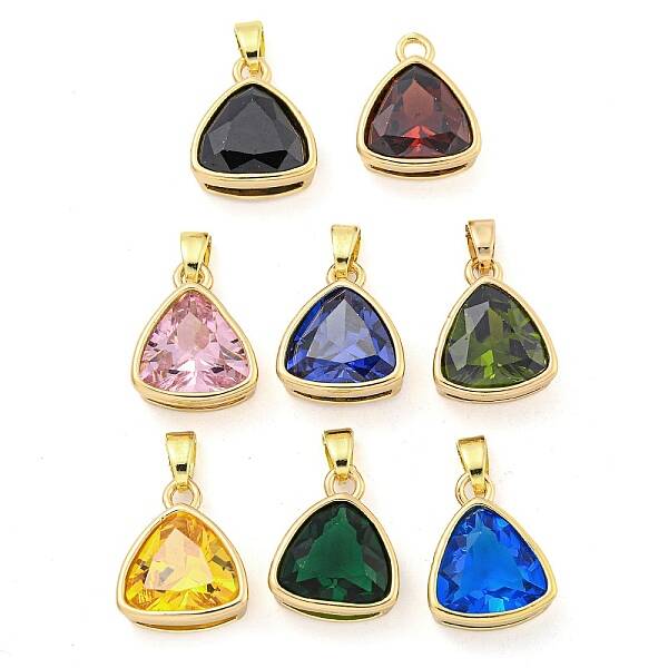 Brass with Glass Pendant