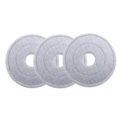 Household Cleaning Products Mop Replacement Head, 3pcs Reusable Round Microfiber Mop Pad Replacement Head, Home Care Supplie...