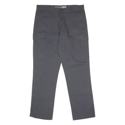 CARHARTT Cargo Workwear Mens Canvas Trousers Grey Relaxed Straight W36 L32