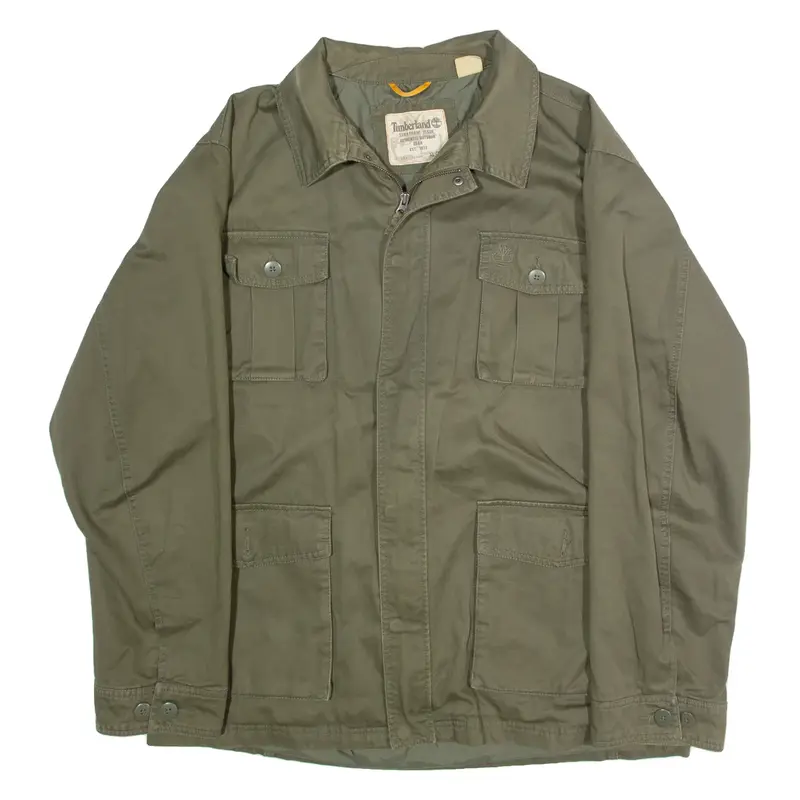 TIMBERLAND Mens Coach Jacket Green XL