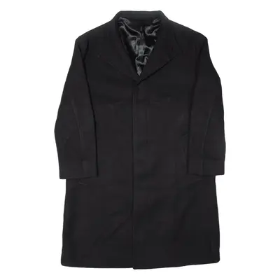 ZARA 3/4 Sleeve Canvas Jacket Black Womens L