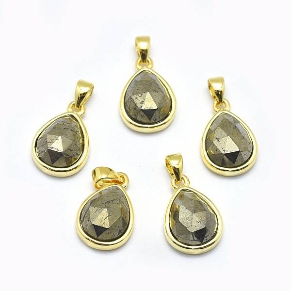 Natural Pyrite Pendants