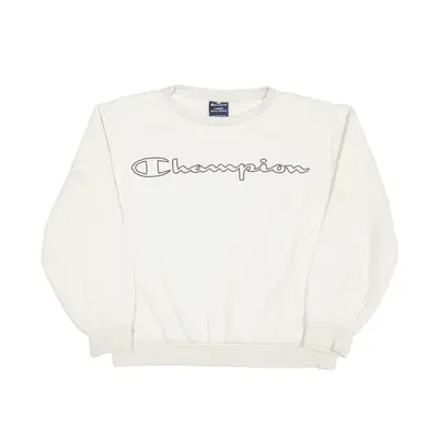 CHAMPION Sweatshirt Cream Girls L