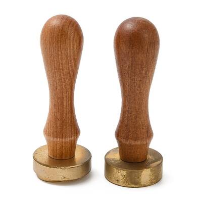 (Defective Closeout Sale: Oxidized)Wood Wax Seal Handles