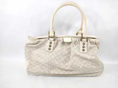Pre-owned Louis Vuitton PVC Shoulder Bags M40061 Monogram Minilan Vuitton Monogram Minilan Trapeze PM M40061 SR1005 Handbag