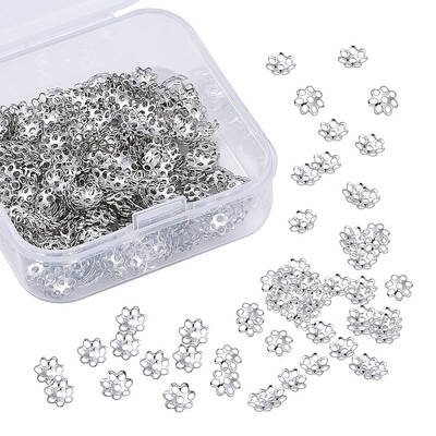 Multi-Petal Iron Bead Caps