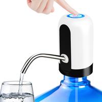 Water Dispenser for 5 Gallon Bottle - Rechargeable Water Pump for 5 Gal Jug, BPA-Free, Food Grade Silicone Hose, Stainless St...