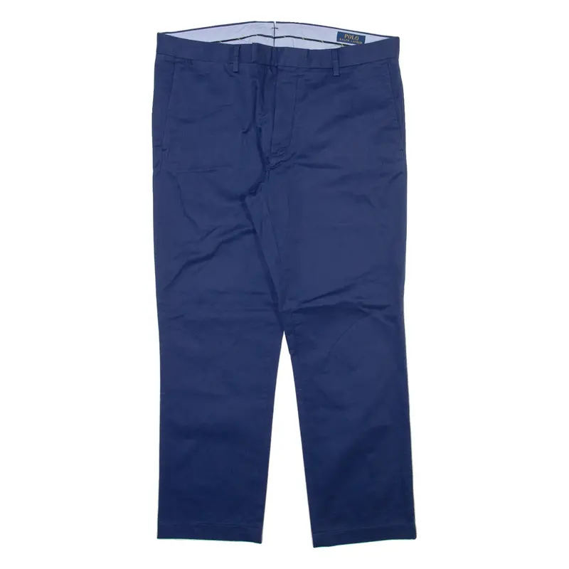 POLO RALPH LAUREN Mens Trousers Blue Regular Tapered W34 L27