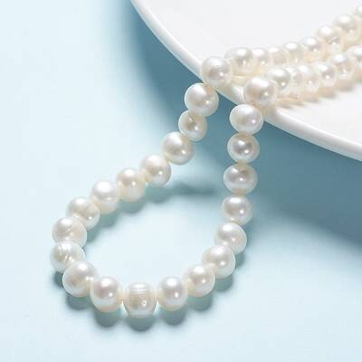 Natural Cultured Freshwater Pearl Beads Strands