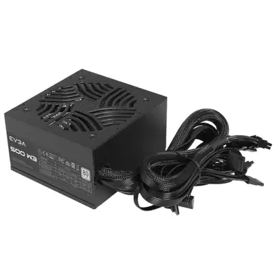 100-W3-0500-K1 EVGA W3 500-Watts 80+ Certified ATX Power Supply
