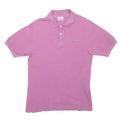 LACOSTE Mens Polo Shirt Purple M