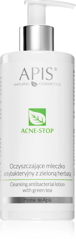 Apis Natural Cosmetics Acne-Stop Home TerApis cleansing milk make-up remover with green tea 300 ml