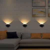 LED Wall Mounted Light, 1 Count Universal Body Sensor Wall Light, Battery Powered Wall Spotlight, Indoor Lighting for Home L...