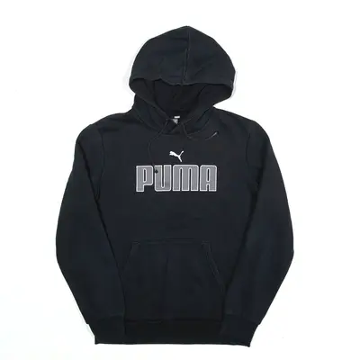 PUMA Hoodie Black Pullover Mens XS