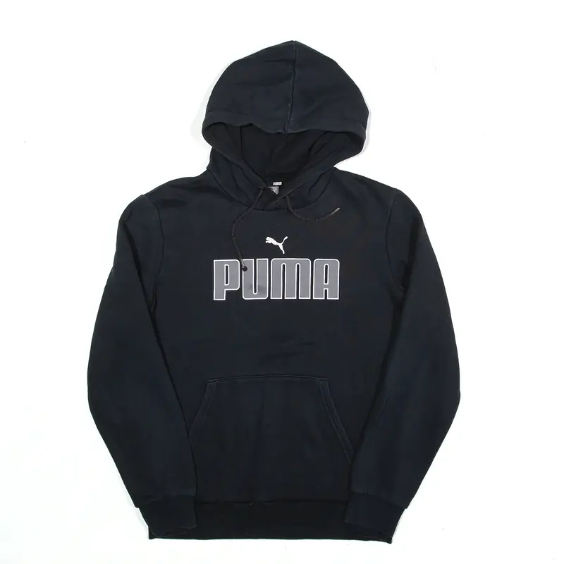 PUMA Hoodie Black Pullover Mens XS