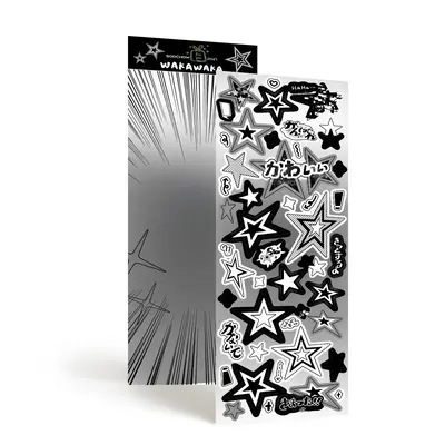 Star Pattern Sticker, Cartoon Sticker, Decoration Sticker for Phone Case, Computer, Guitar, Bag, Water Cup, Scrapbooking