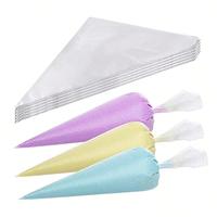 Piping Bag (100pcs), Triangular Baking Bag, Baking Piping Bag, Decorating Tool for Cake, Cookie, Pastry, Kitchen Accessories