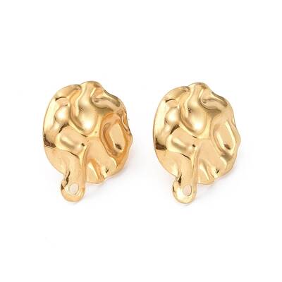 Ion Plating(IP) 304 Stainless Steel Stud Earring Finding
