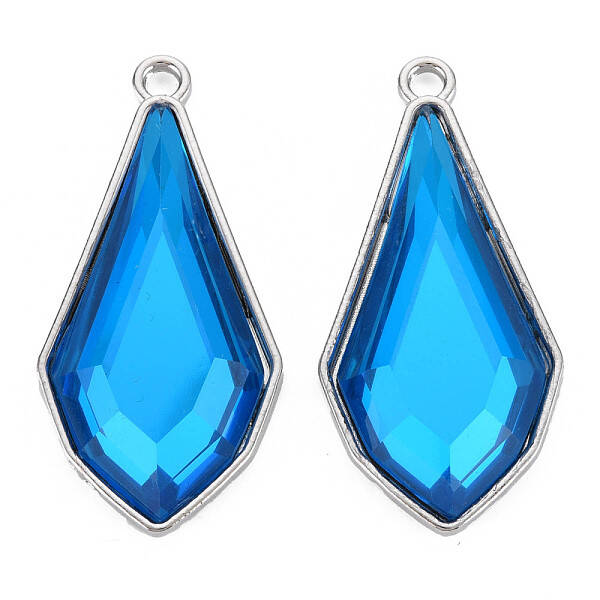 Faceted Glass Pendants