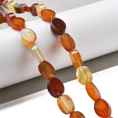 Natural Red Agate Beads Strands