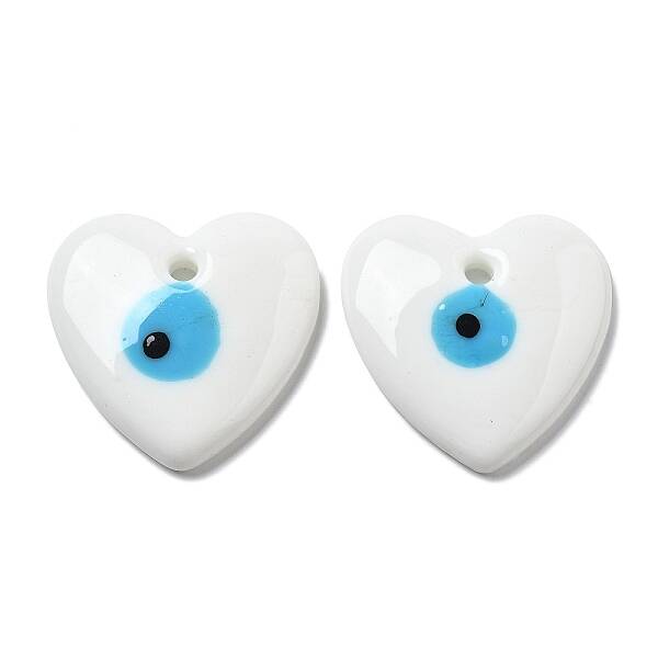 Handmade Evil Eye Lampwork Pendants