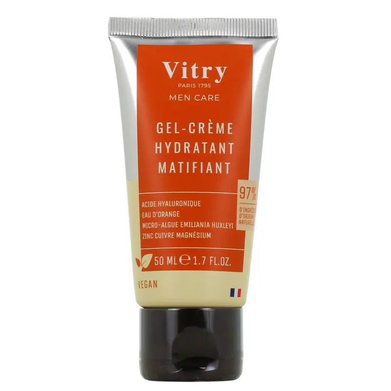 Vitry Secret des sources Gel Moisturizing Cream Mattifying Men 50ml