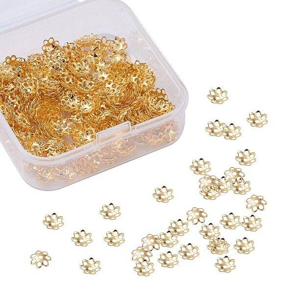 Multi-Petal Iron Bead Caps