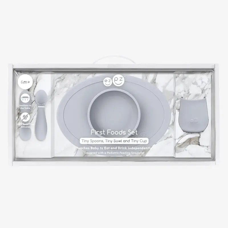 ezpz First Food Set - Provides all of the baby-led tools parents need to introduce first foods