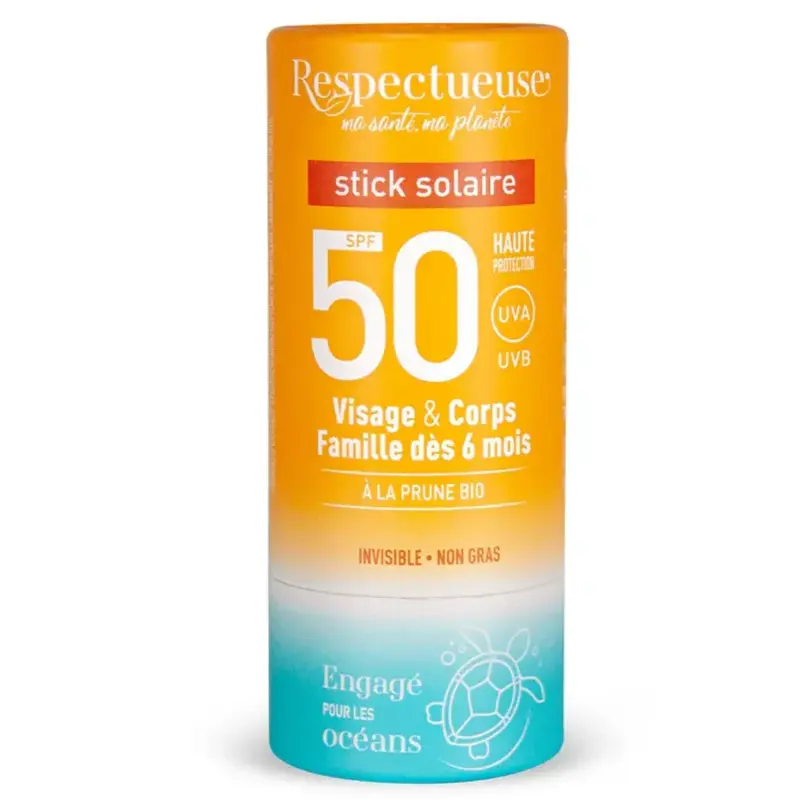 Respectueuse Sun Stick SPF50 Face and Body 18g