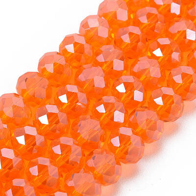 Electroplate Glass Beads Strands