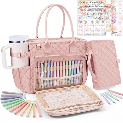 Floe Bible Cover Case Large Tote Bag for Women w/Shoulder Strap, Christmas Christian Gifts for Women