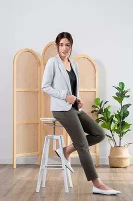 Belted Jacket - Silver | Size: M
