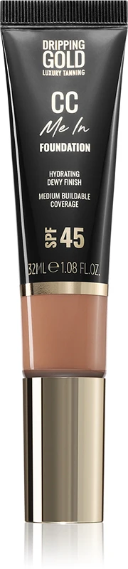 Dripping Gold CC Me In lightweight foundation SPF 45 color Honey 6.5 32 ml